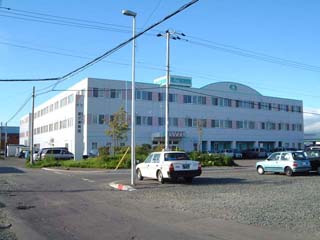 釧路市内にある日本で初めての免震病院